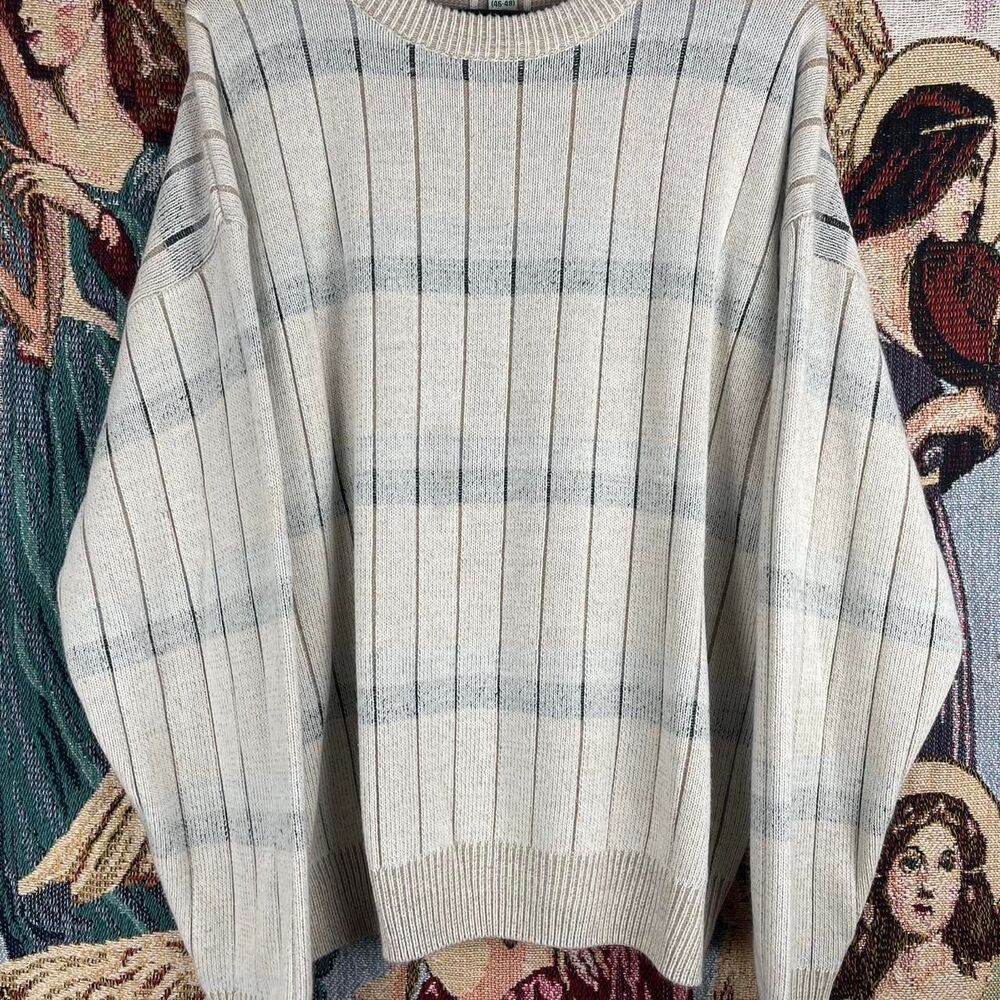 Vintage Men’s Sweater David Taylor Size XL Long Sleeve School Cosby Pull Over